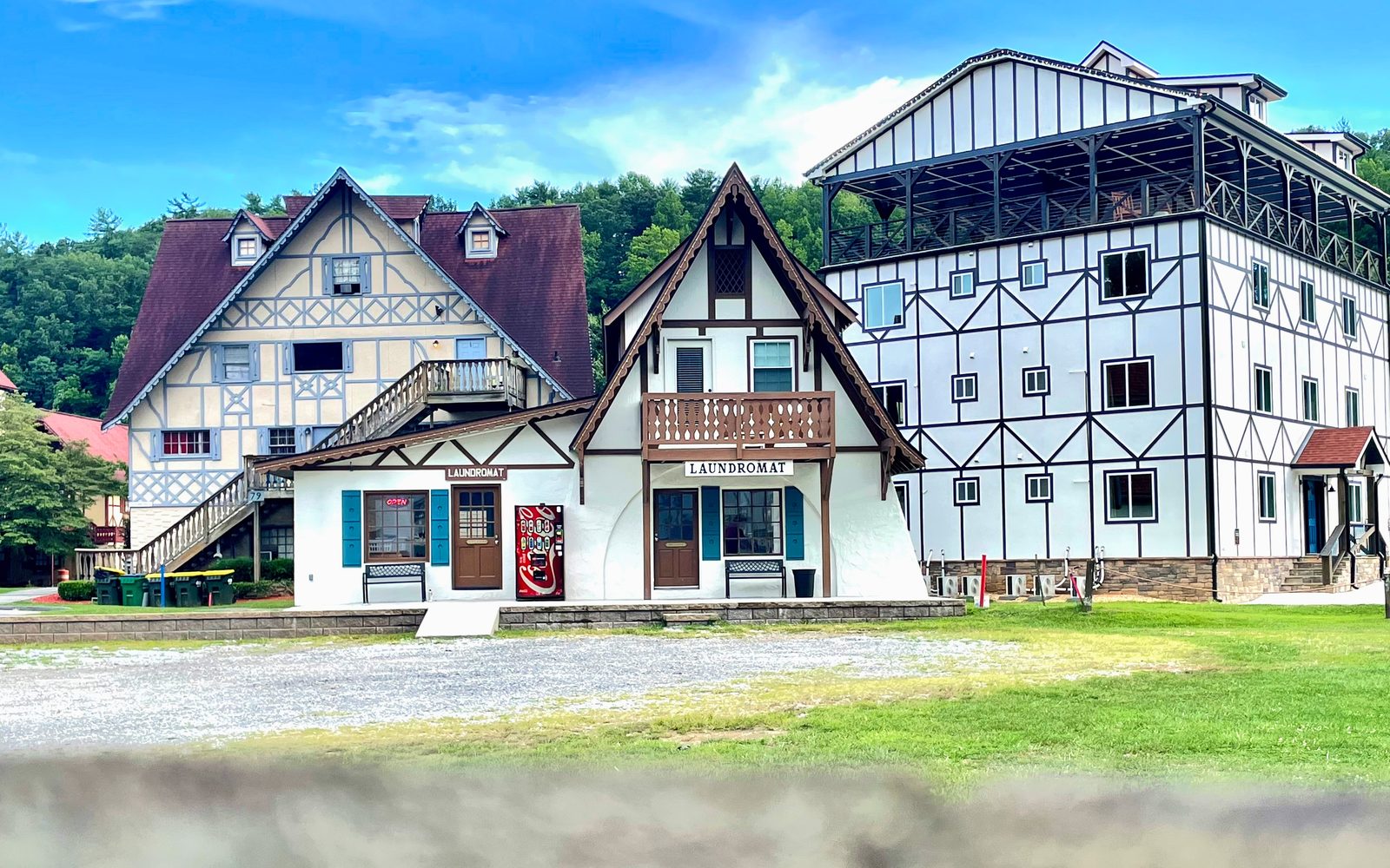 Half-timbered buildings