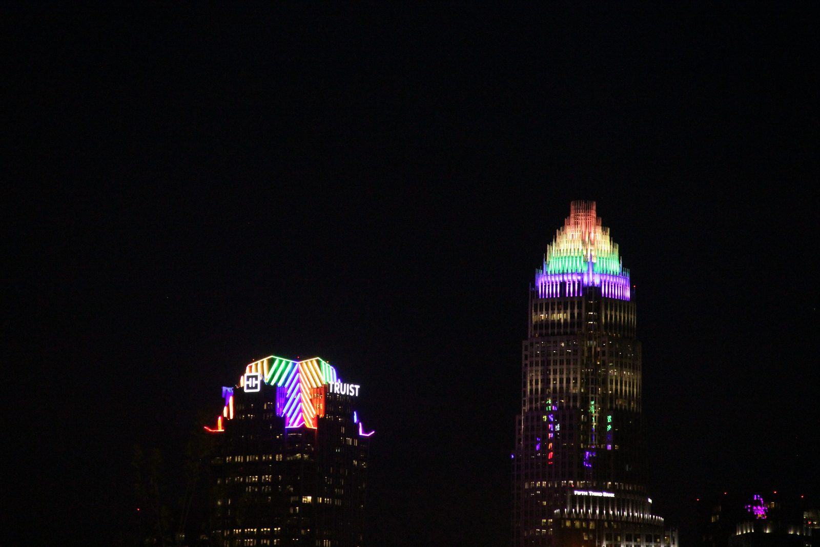 A skyline in color